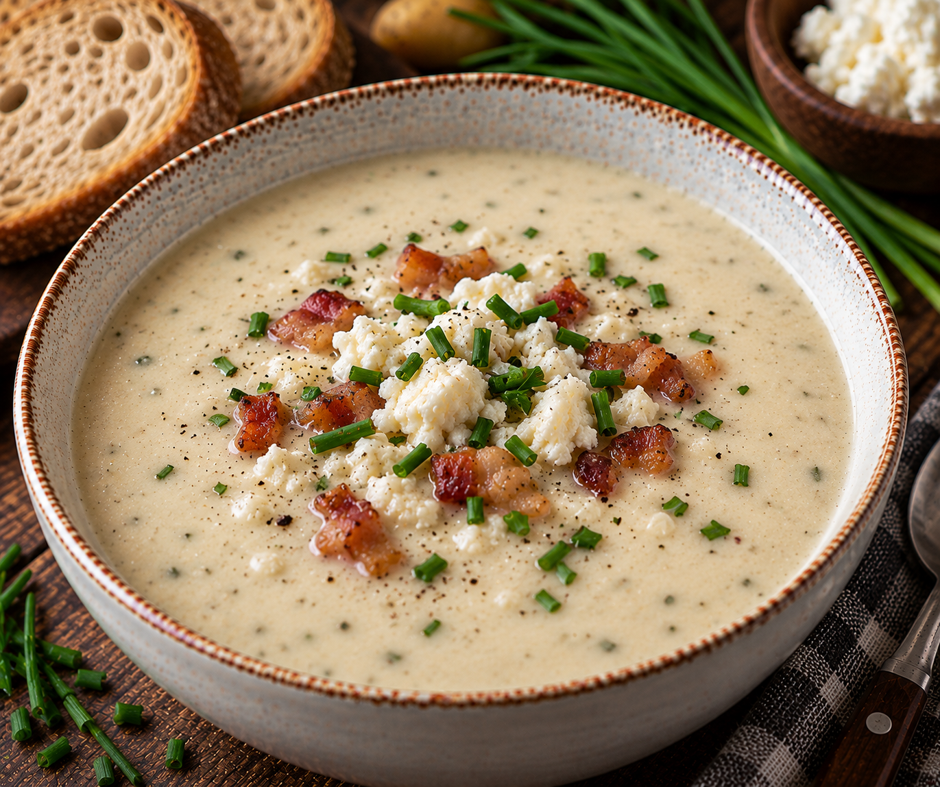 Slovak Bryndza Soup