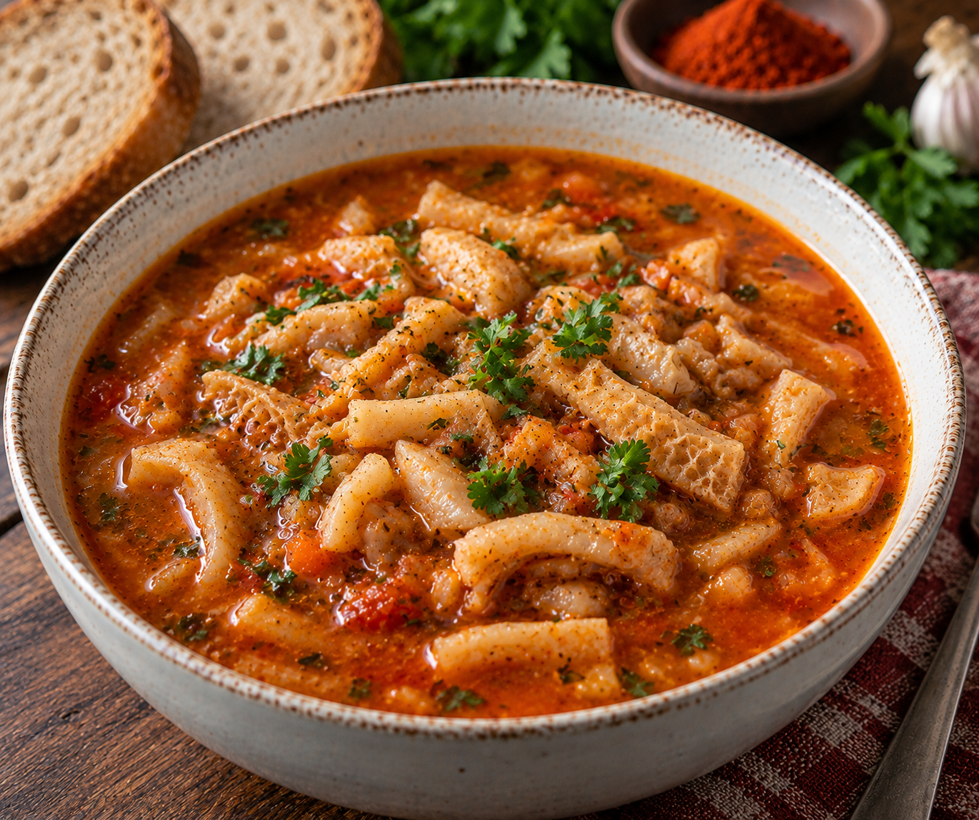 Slovak Tripe Soup