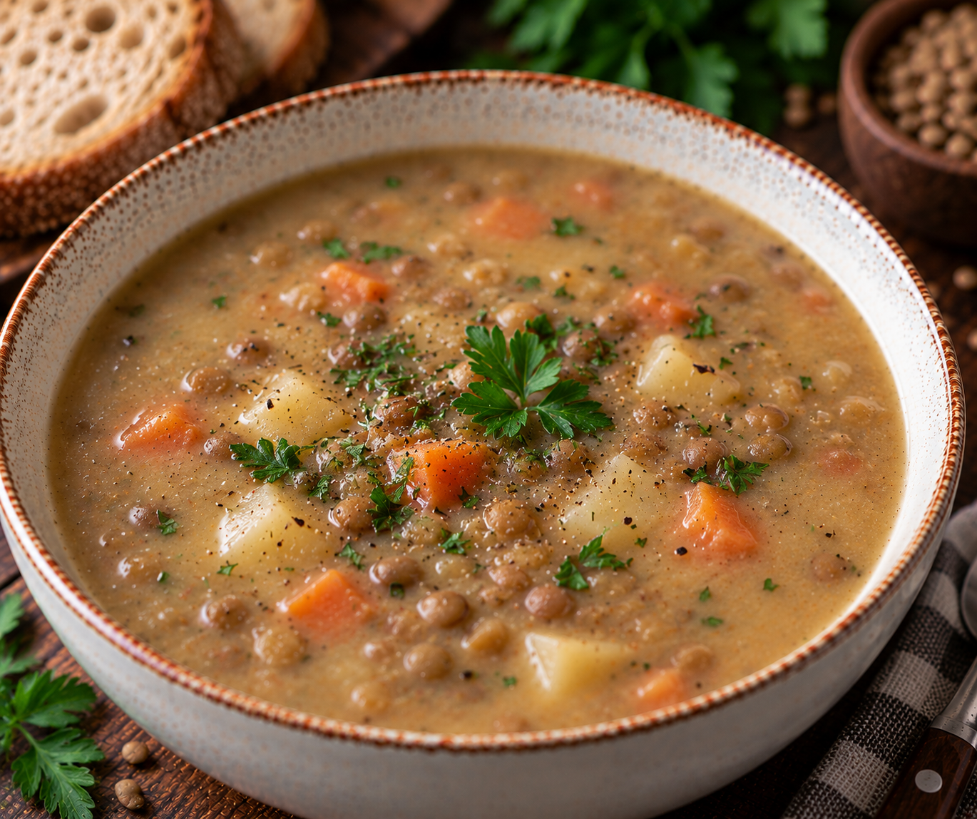 Czech Lentil Soup