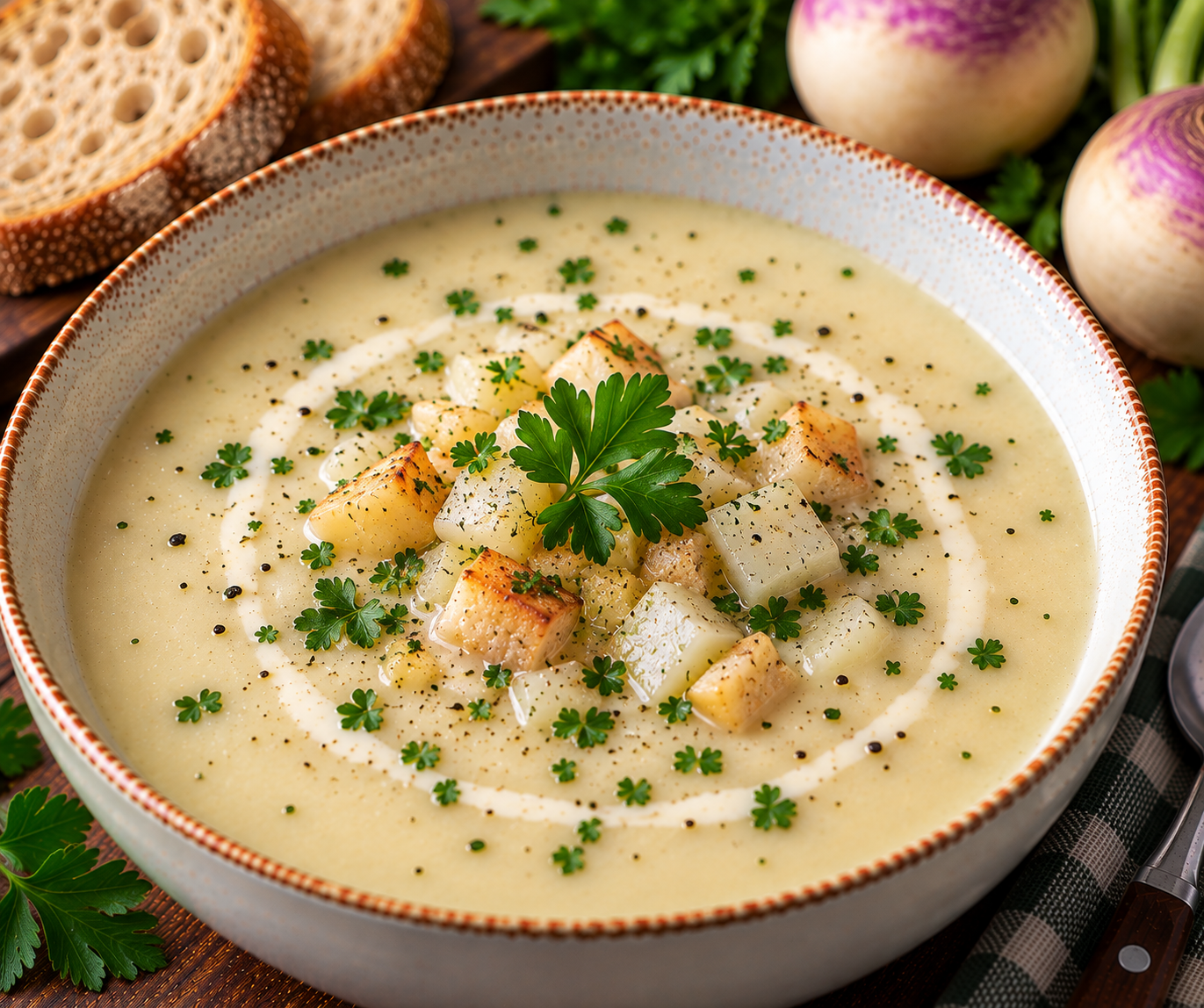 German Turnip Soup