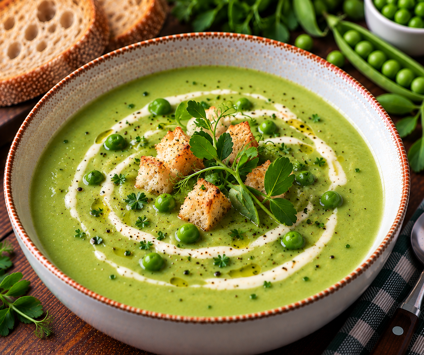 French Green Pea Soup