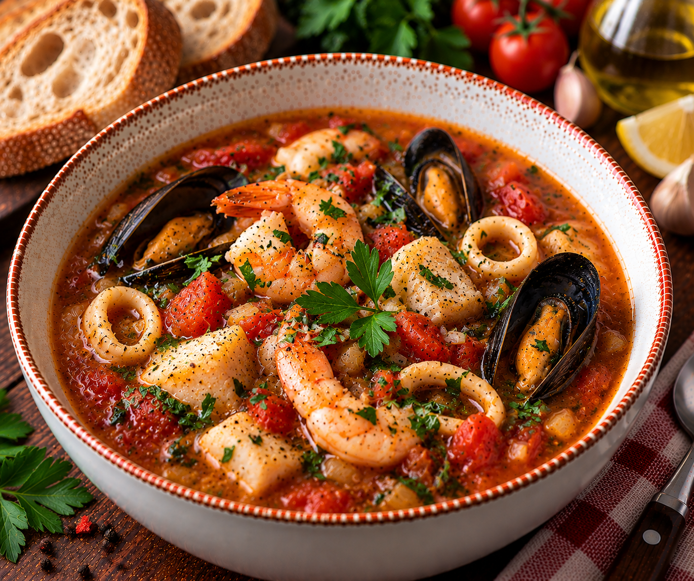 Tuscan Seafood Stew