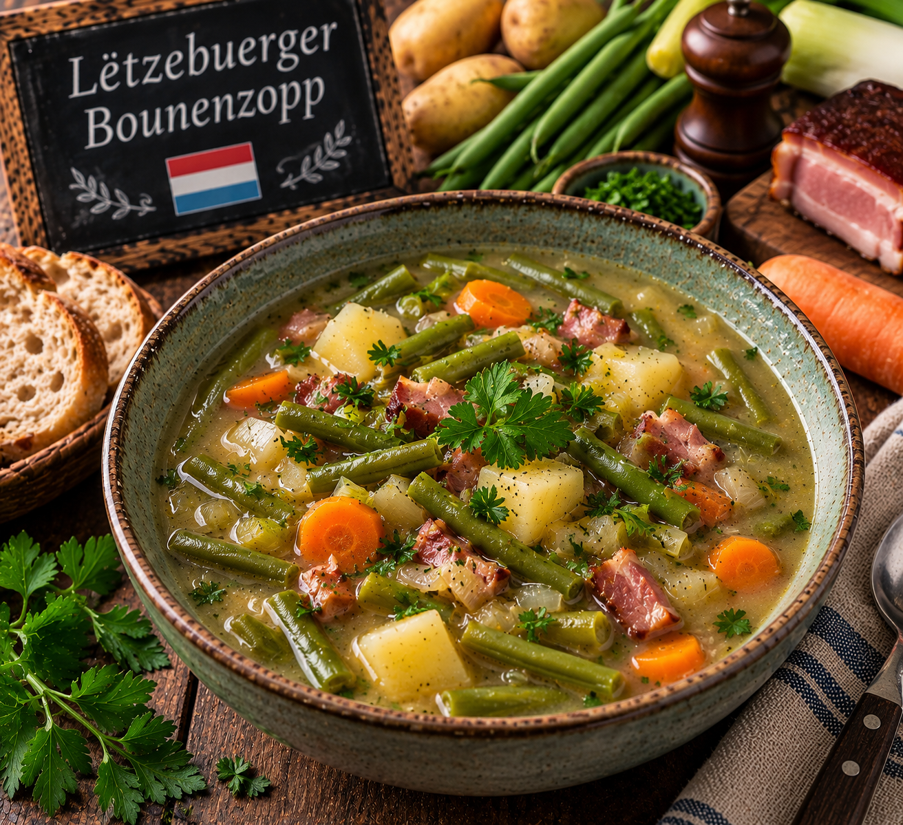 Luxembourg Green Bean Soup