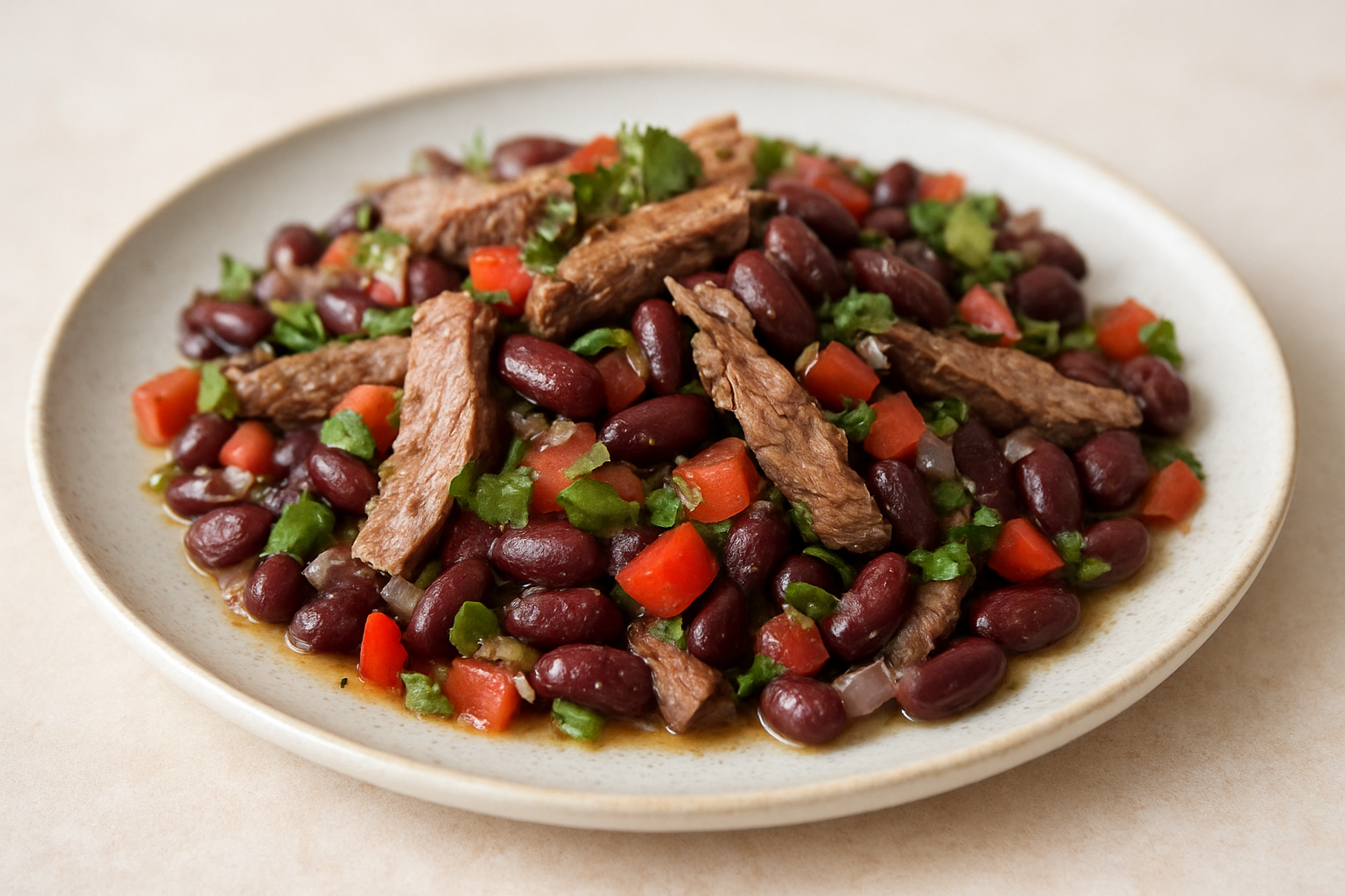 Beef and Bean Salad with Citrus Dressing