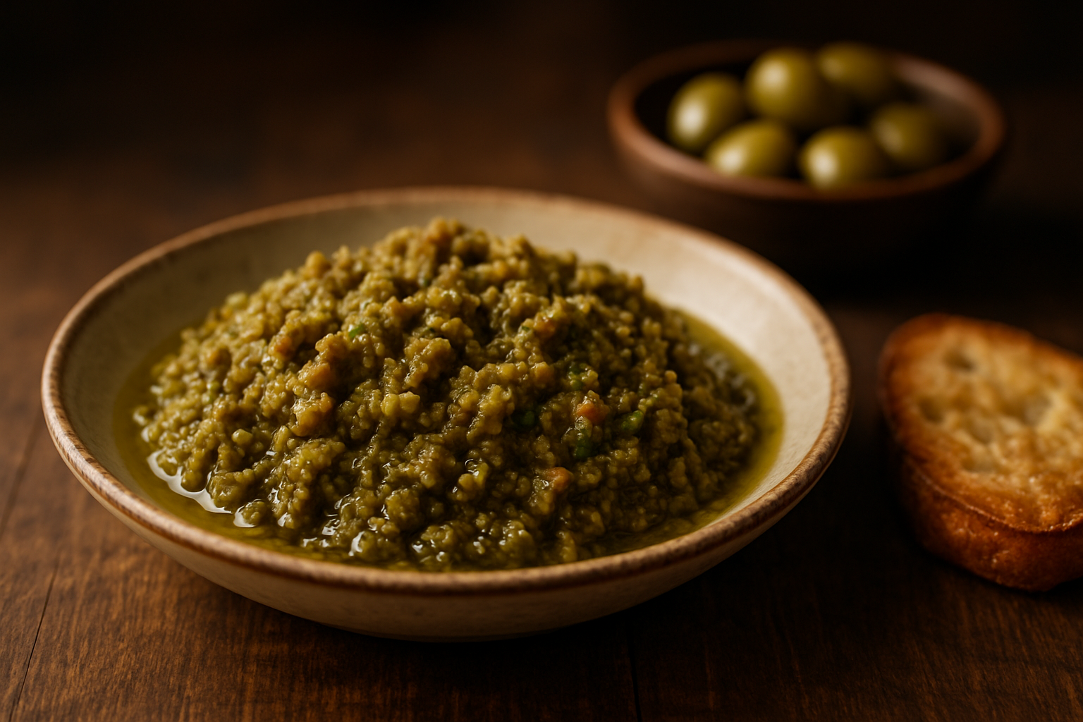 Provençal Green Olive Tapenade