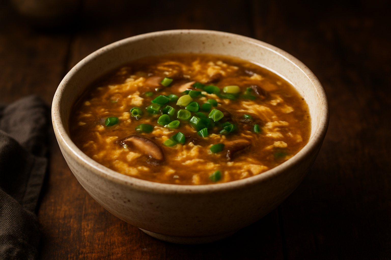 Savory Soy Egg Drop Soup