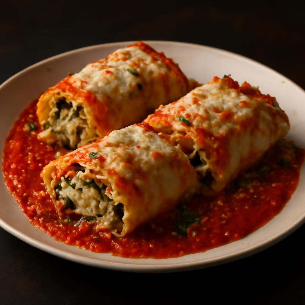 Sour Cream & Turkey Lasagna Roll-Ups