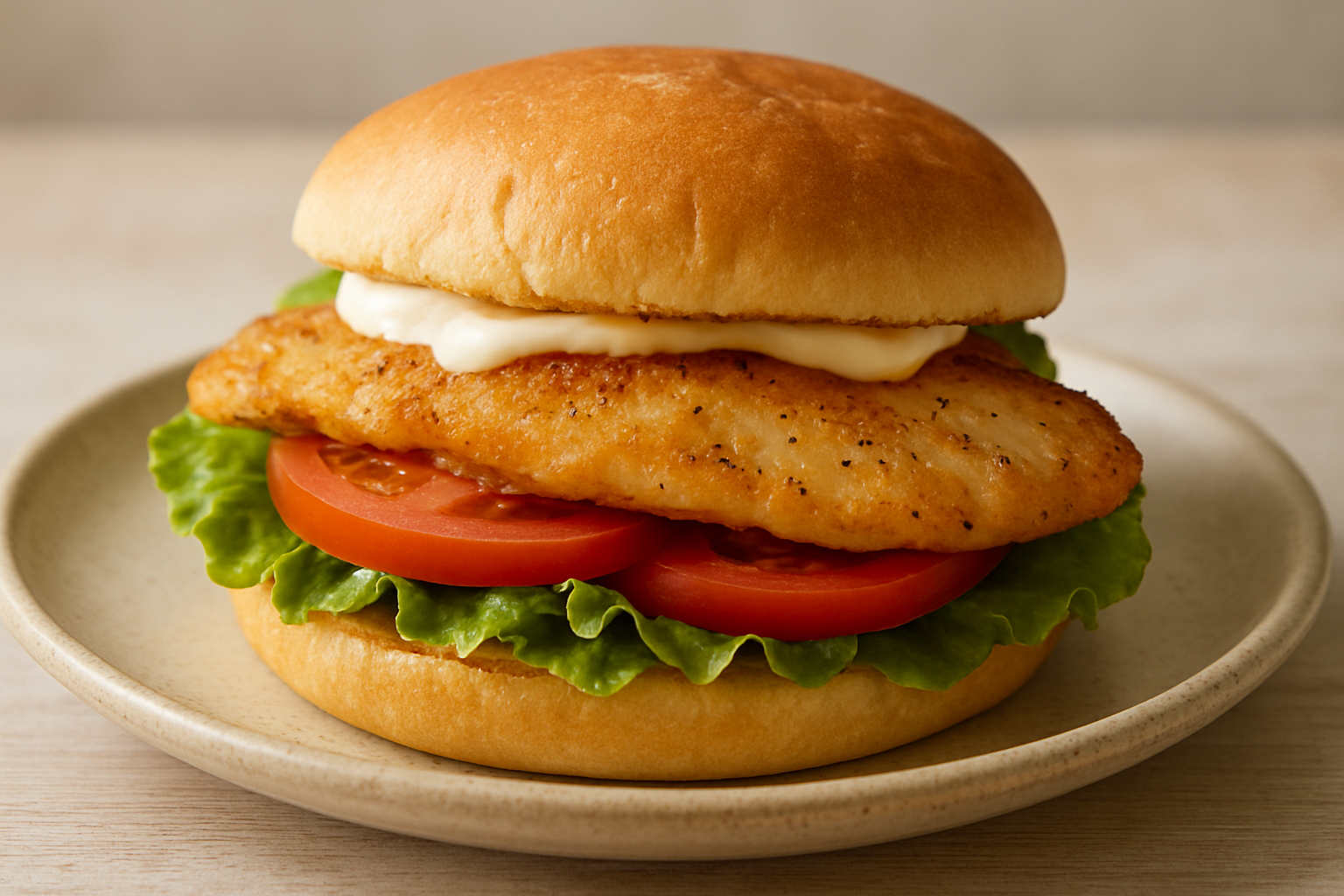 Tilapia Fish Sandwich