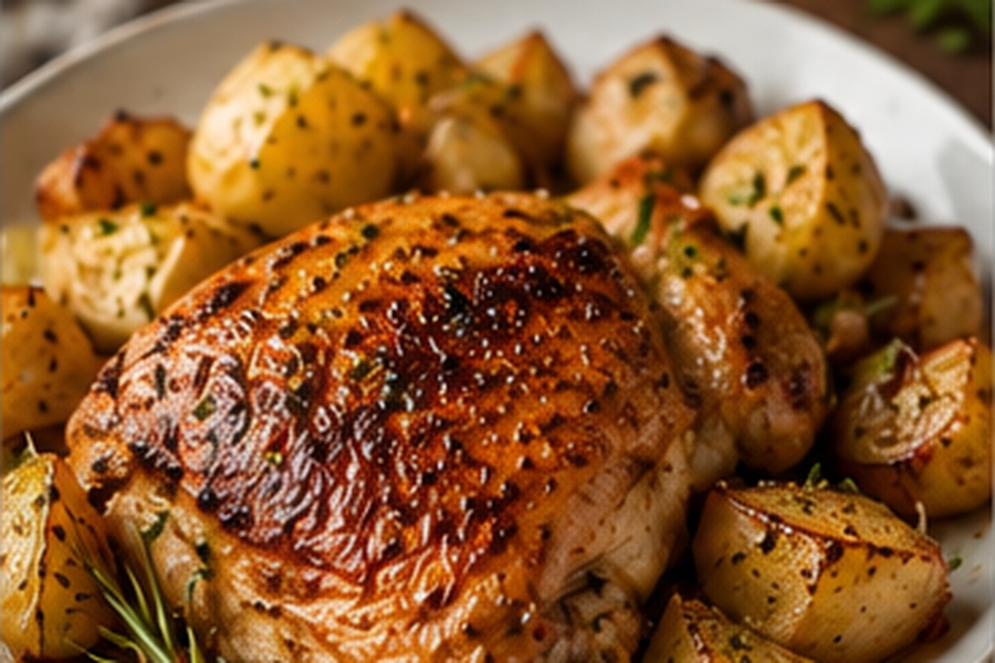 Baked Chicken with Potatoes