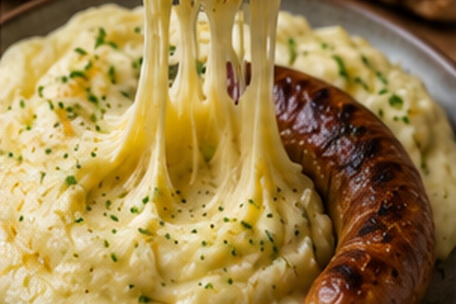 Aligot with Sausage