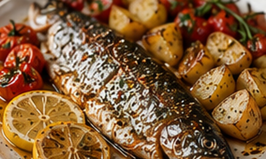 Baked Trout with Herbs