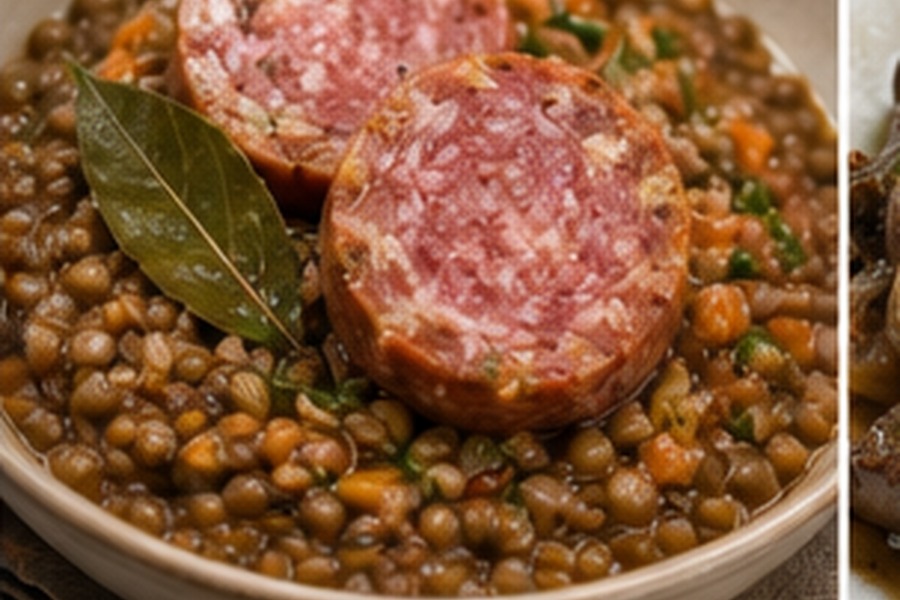 Cotechino con Lenticchie