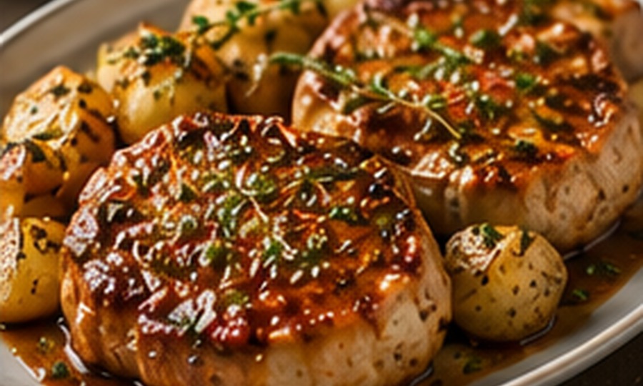 Honey Mustard Pork Chops