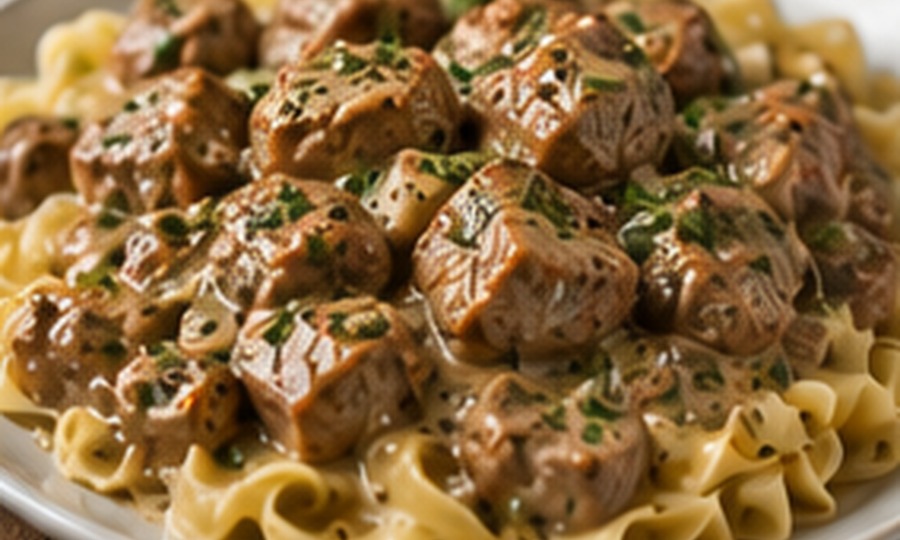Pork in Cream Sauce