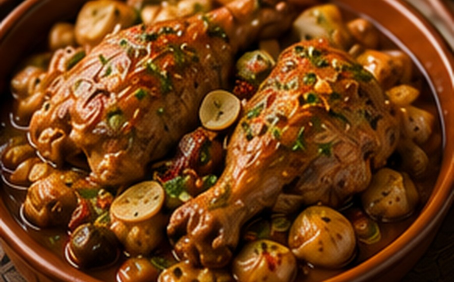 Spanish Garlic Rabbit