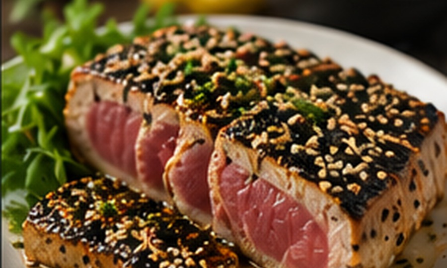 Tuna Steak with Sesame