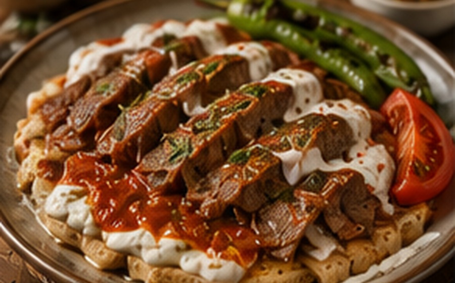 Turkish Iskender Kebab