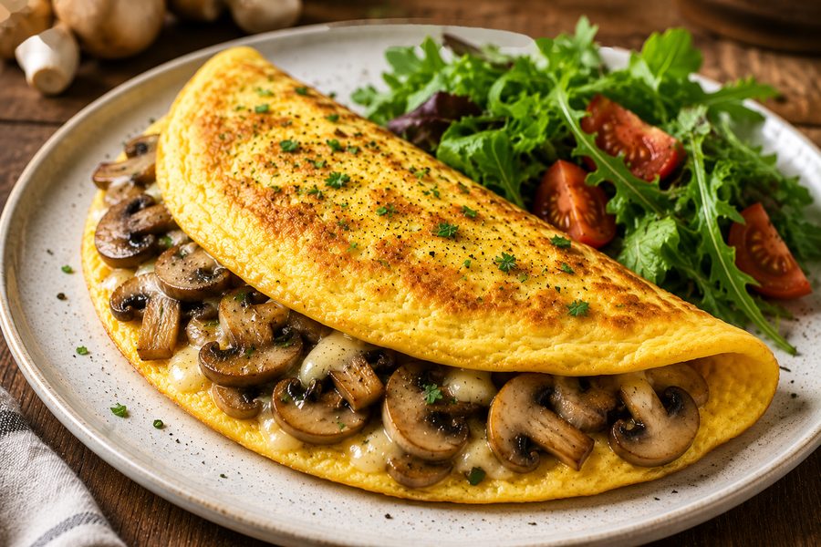 Mushroom Omelette