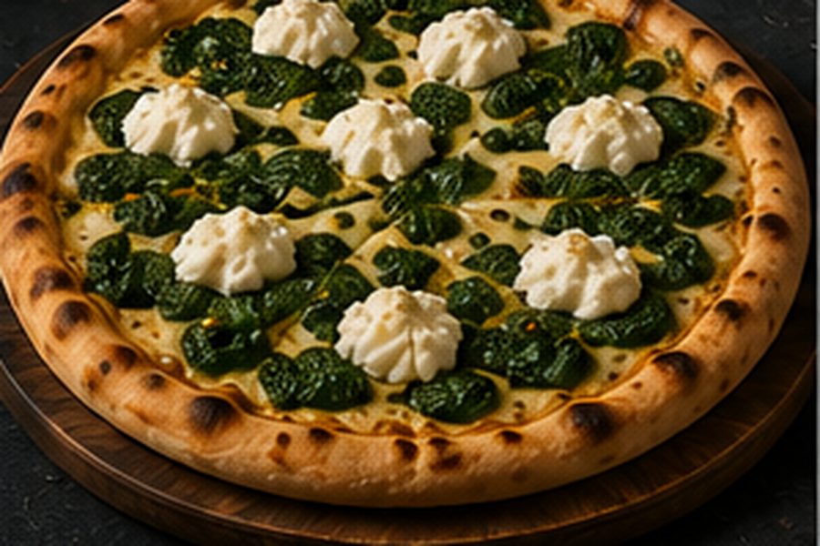 Spinach & Feta Pizza