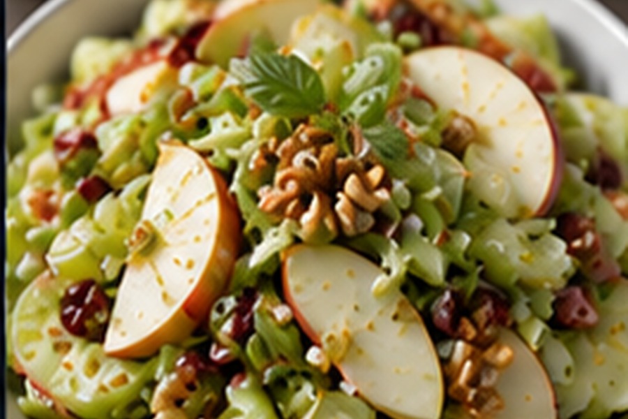Apple Celery Walnut Salad