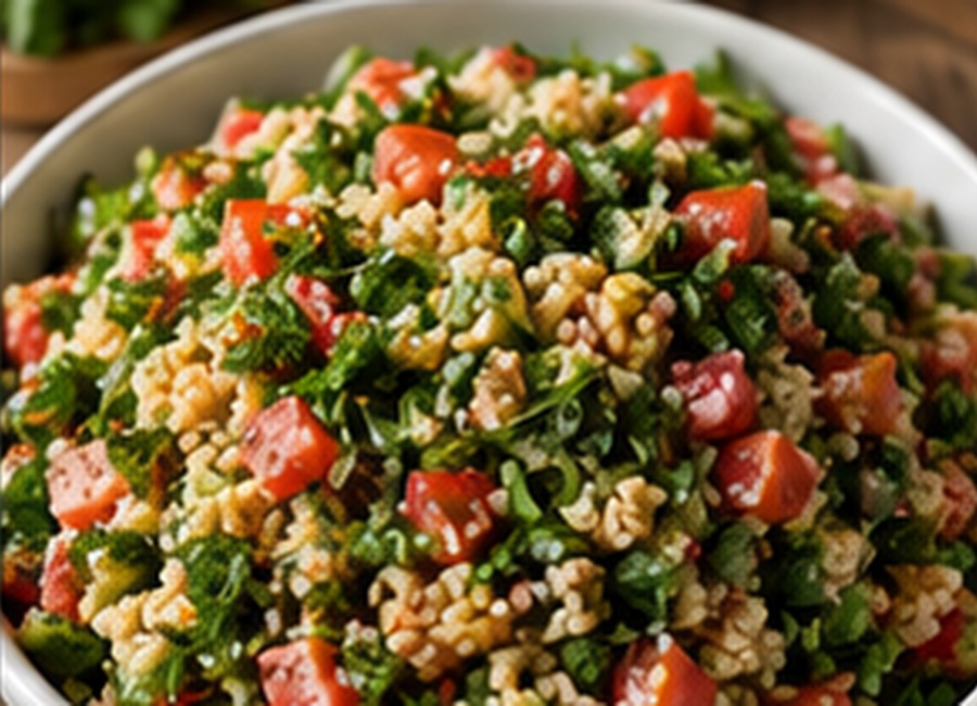 Armenian Bulgur Herb Salad