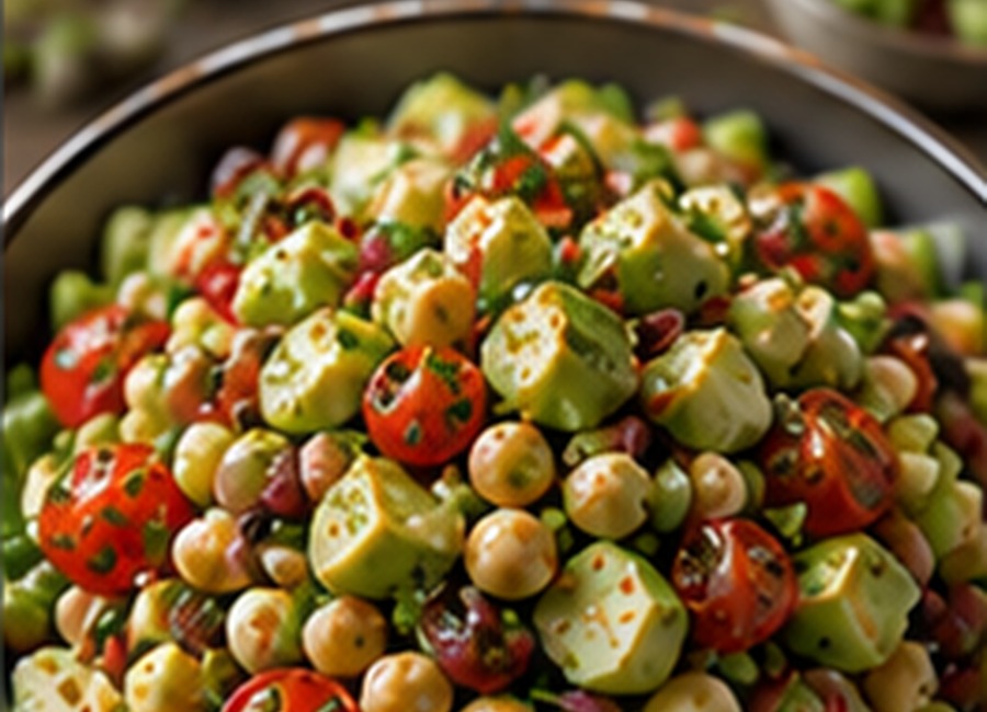 Avocado Chickpea Salad