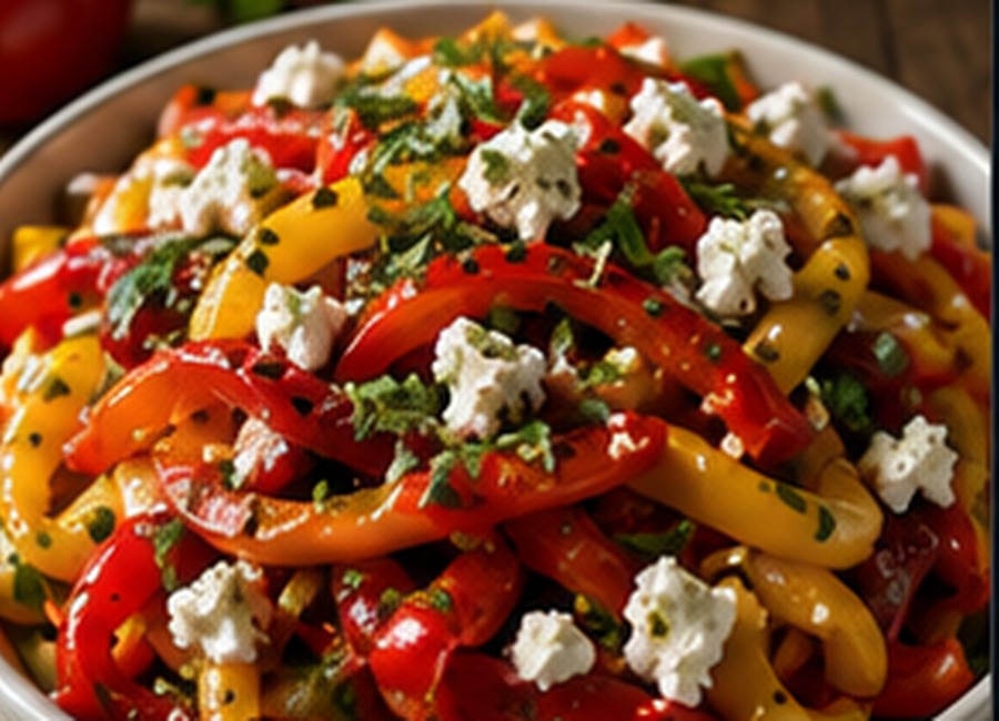 Balkan Roasted Pepper Salad