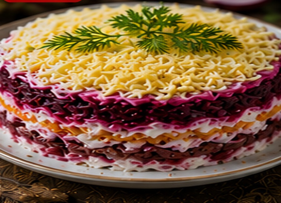 Baltic Beet Herring Salad