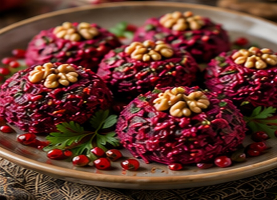 Beet Pkhali Salad
