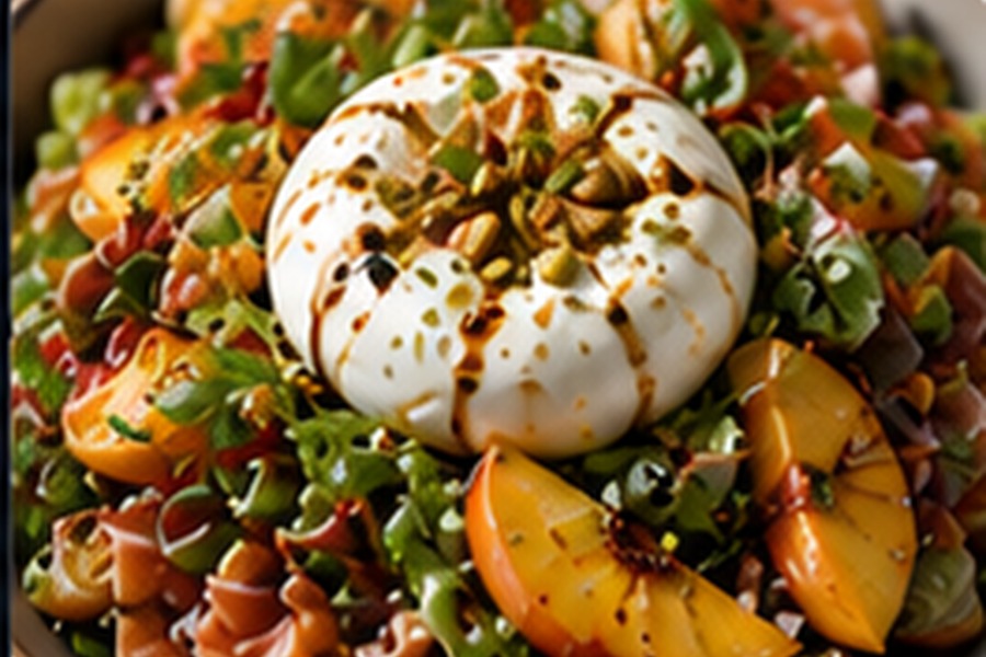 Burrata Peach Salad