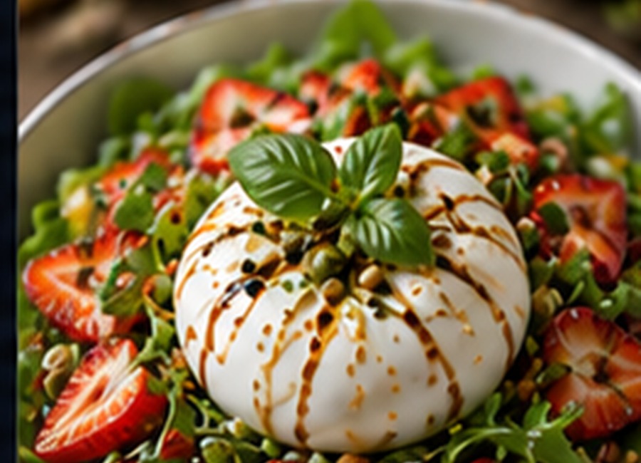 Burrata Strawberry Salad