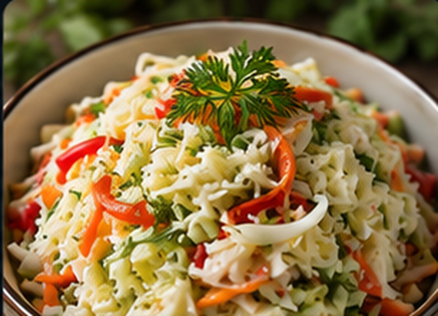 Cabbage Vinegar Salad