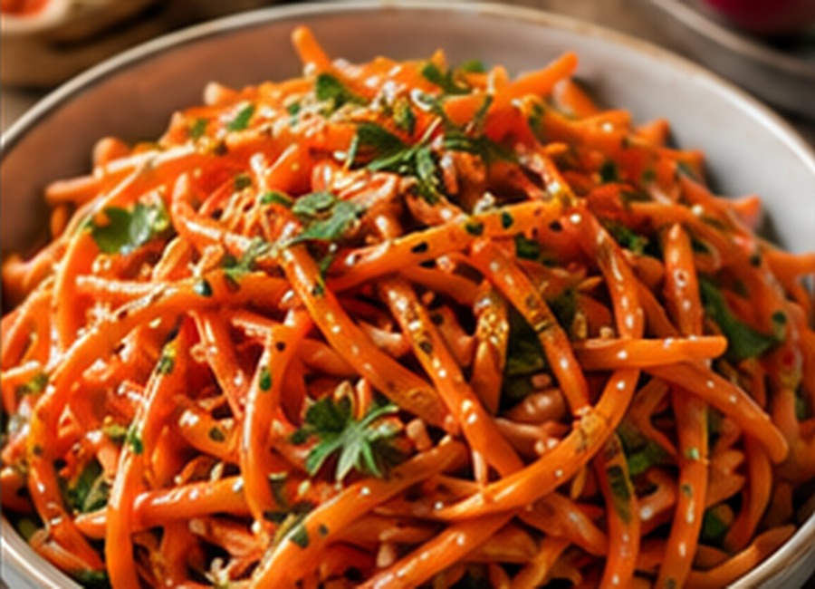 Carrot Garlic Salad