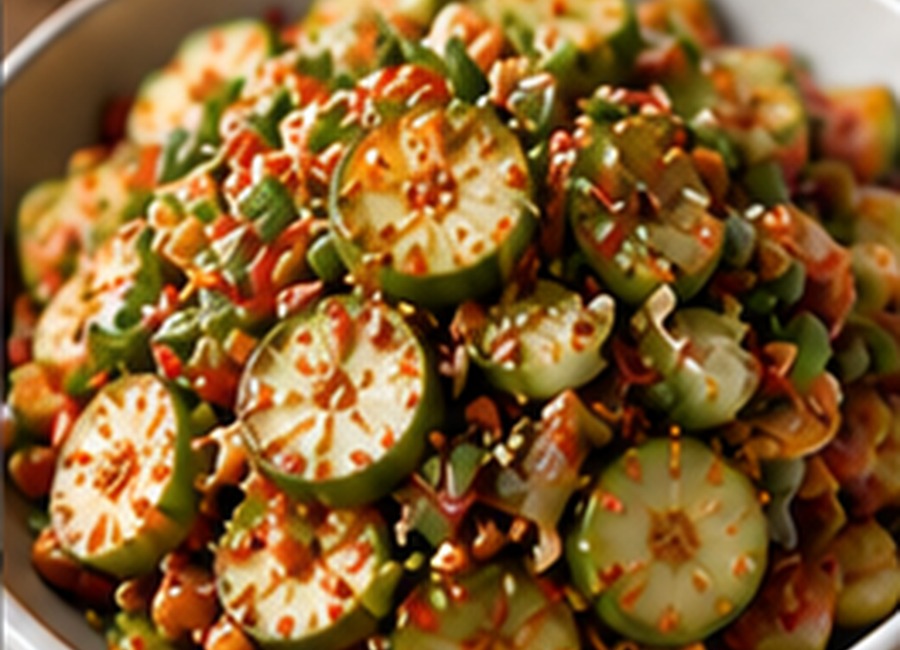 Cucumber Kimchi Salad
