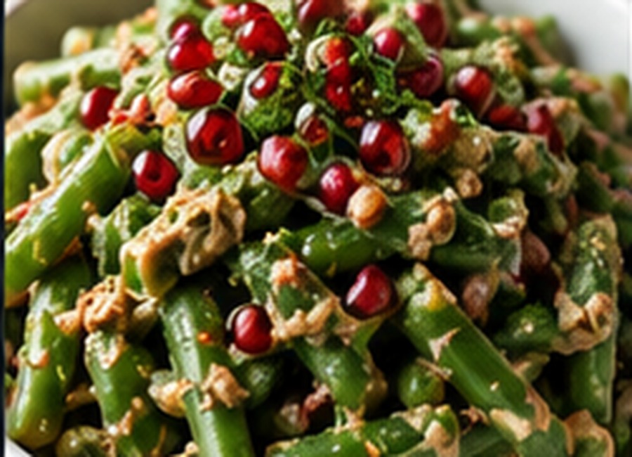 Green Bean Pkhali Salad