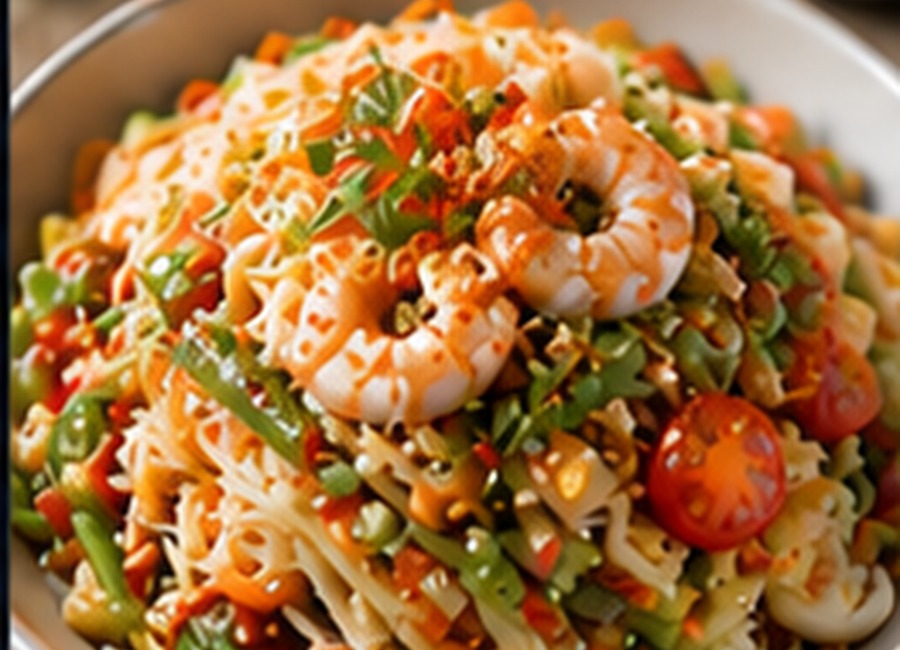 Green Papaya Shrimp Salad