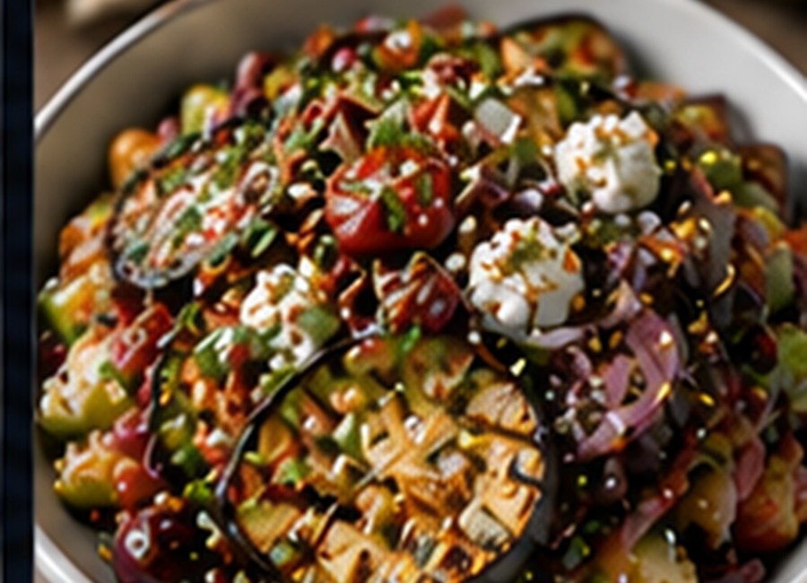 Grilled Eggplant Salad