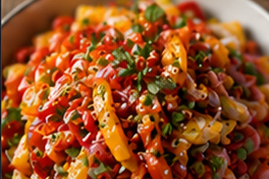 Hungarian Pepper Salad