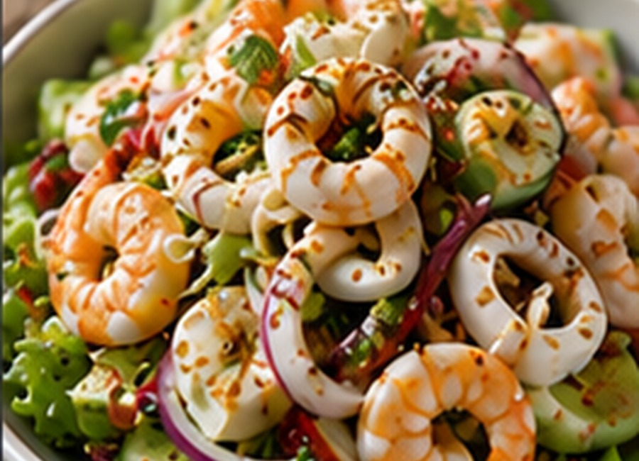 Korean Seafood Salad