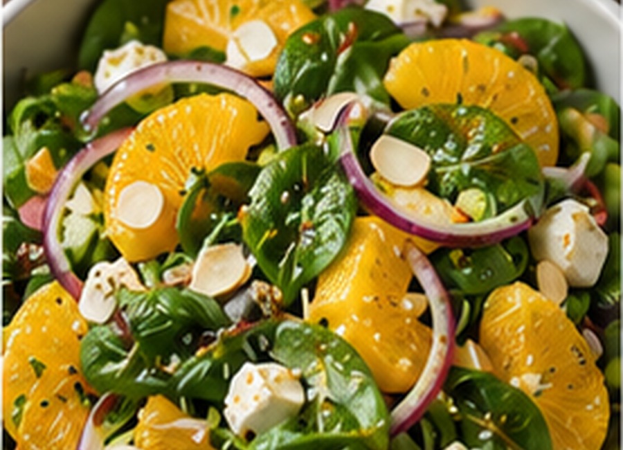 Orange Spinach Salad