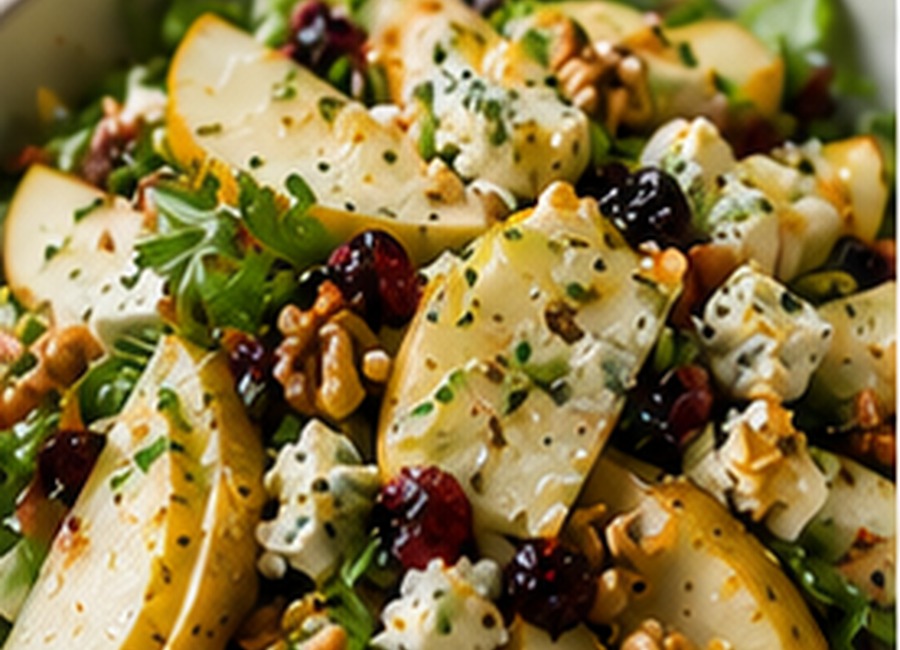 Pear Blue Cheese Salad