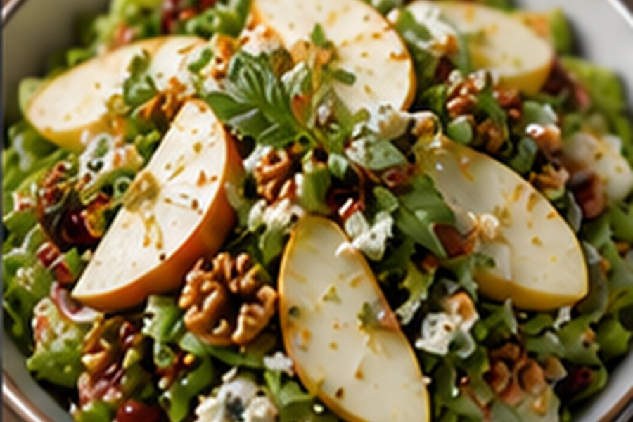 Pear Walnut Salad
