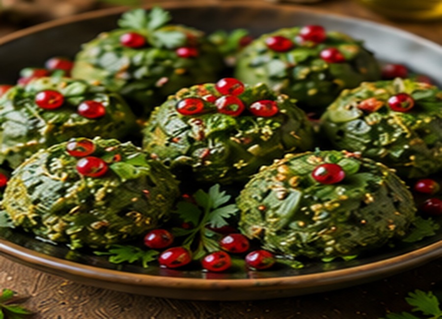 Pkhali Spinach Salad