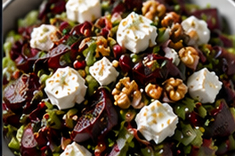 Roasted Beet & Goat Cheese Salad