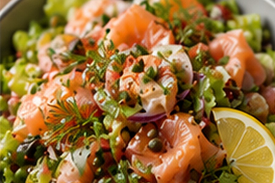 Scandinavian Salmon Salad