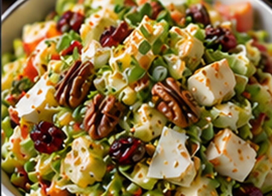 Shaved Brussels Sprouts Salad