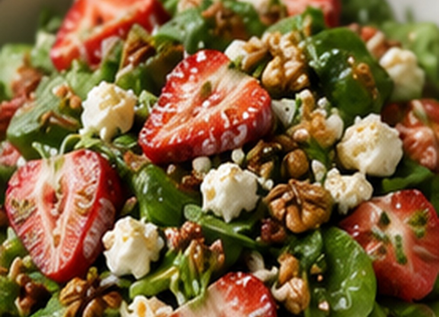 Spinach Strawberry Salad