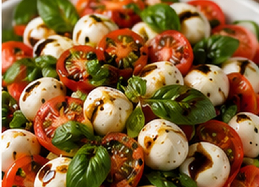 Tomato Mozzarella Basil Salad