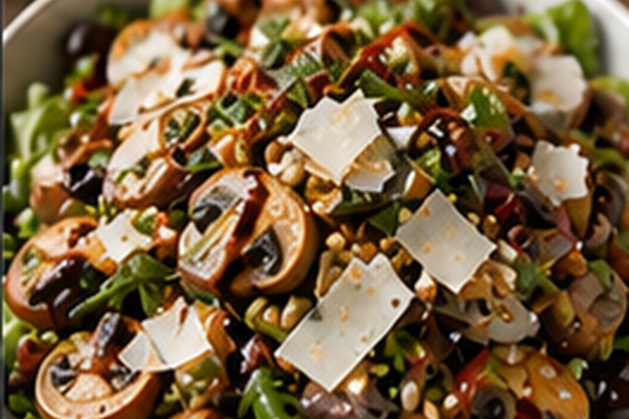Warm Mushroom Salad