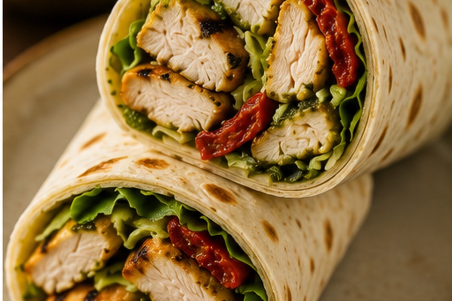 Chicken Pesto Wrap